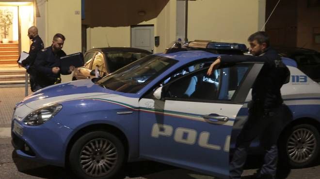 Omicidio in Largo Sassetta a Siena (Foto Dipietro)
