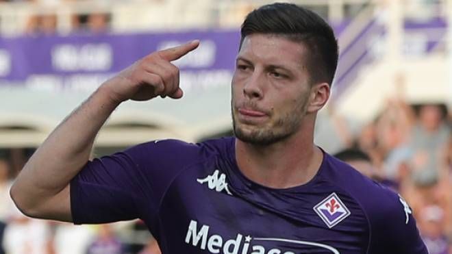 L'attaccante della Fiorentina, Jovic