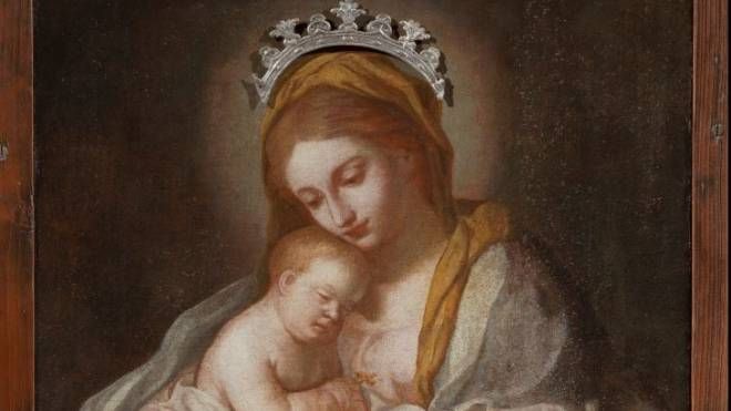 L'immagine della 'Madonna col bambino dormiente' di Giuseppe Magni