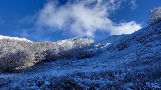 Neve all'Abetone (Foto Luca Baroncini / Facebook)