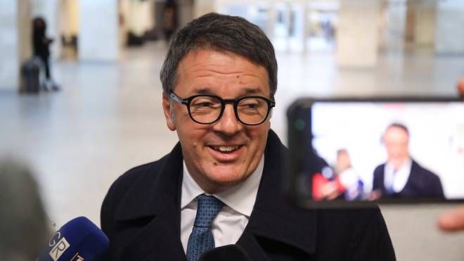 Matteo Renzi in Tribunale a Firenze (Cabras/New Pressphoto)