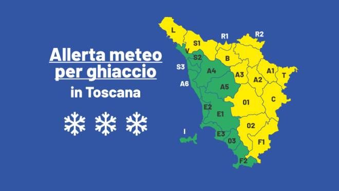 Allerta ghiaccio in Toscana