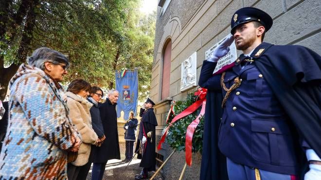 La cerimonia di commemorazione di Leonardo Falco e di Giovanni Ceravolo (Foto Germogli)