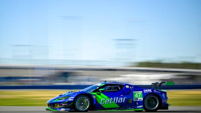 La vettura della Cetilar Racing impegnata nella 24 Ore di Daytona
