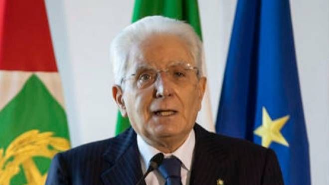 Il presidente della Repubblica Sergio Mattarella 