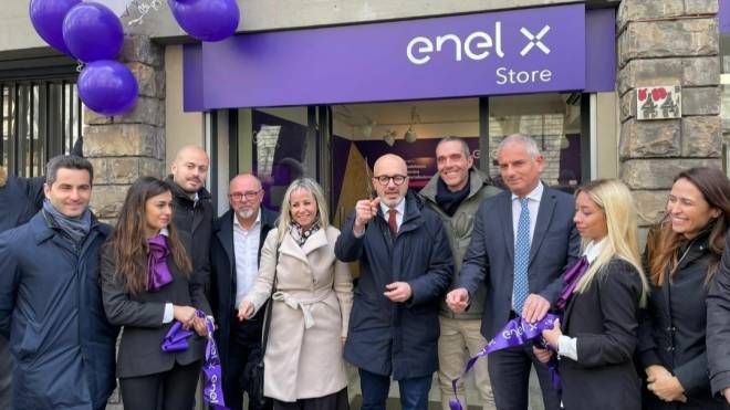 L'inaugurazione sell'Enel X Store di Firenze 